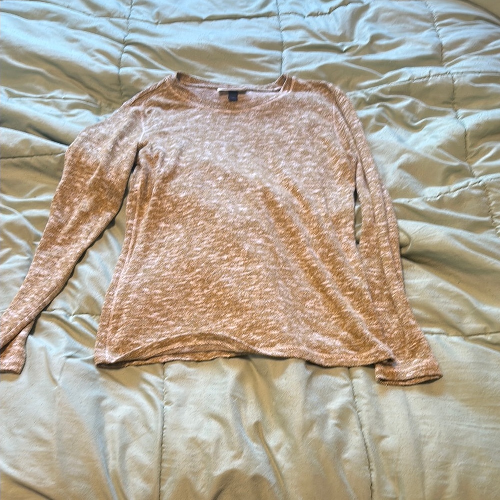 Universal Thread Women's Long Sleeve Top in Light Brown